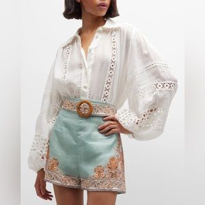 Zimmermann Devi Fitted Short. Size 0P.